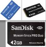 Karta Pamięci do SONY PSP MEMORY STICK Pro DUO 512mb, 1, 2 GB Unikat !
