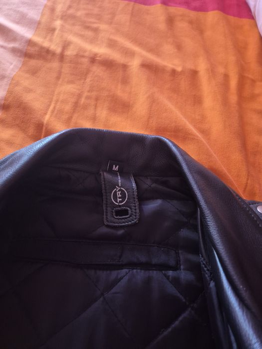 Blusão Motard de homem em pele