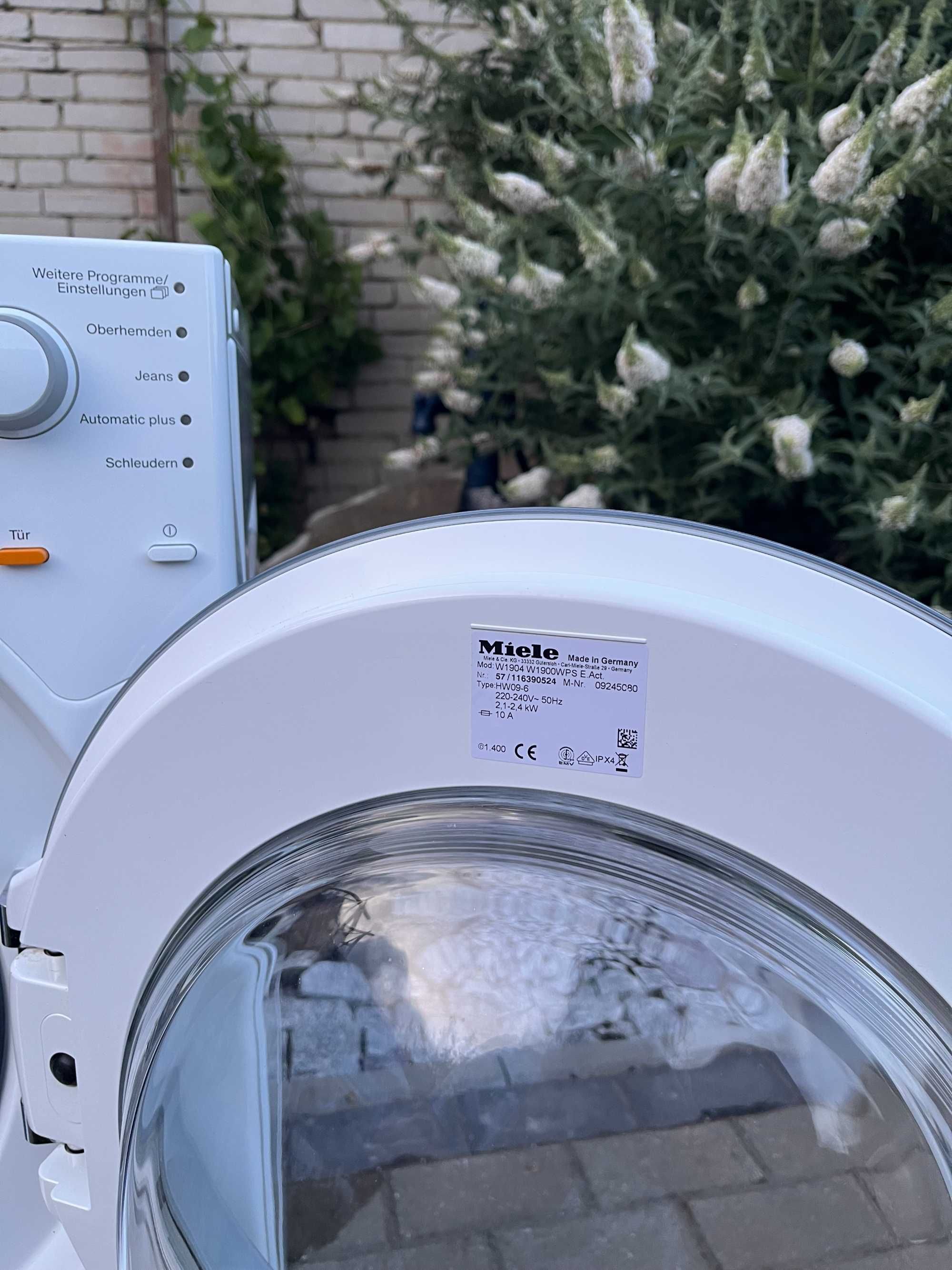 Pralka Miele W 1904 -Plaster Miodu, 7 KG, 1400 Obr -Dowóz, Gwarancja