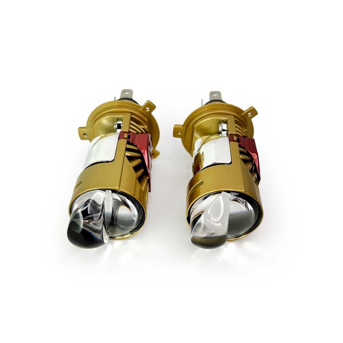 LED-мінілінзи H4 100W 26000Lm автомобільні Bi-LED-лампи з цоколем H4