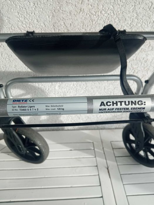 Dietz balkonik chodzik składany rehabilitacyjny do 120kg