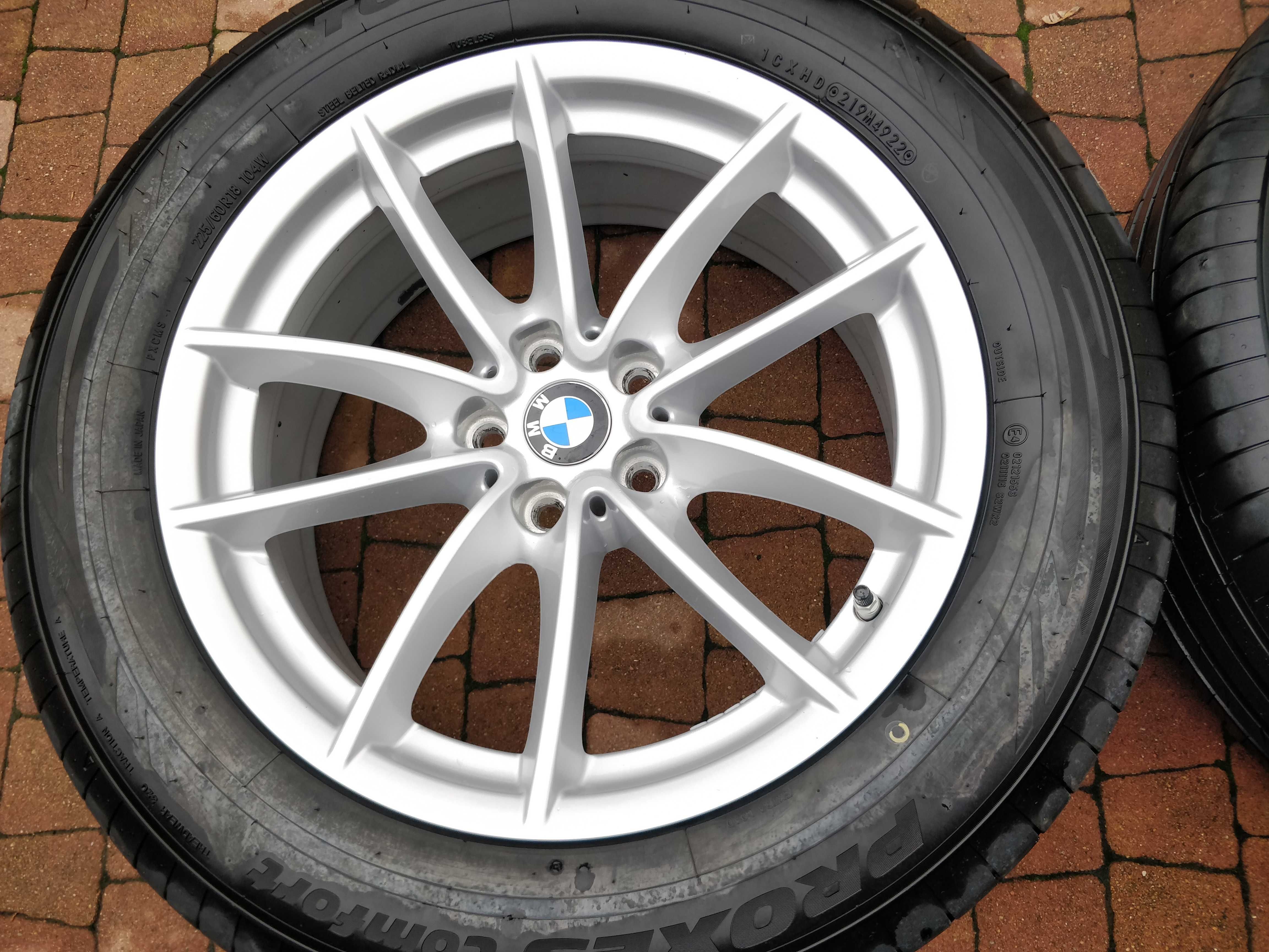 3191. Alufelgi 18" koła letnie BMW X3 X4 5x112 ET22 225/60/18 2022r