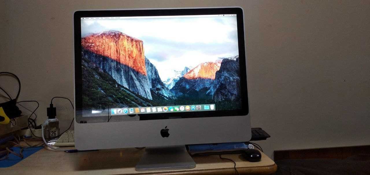 Apple imac 24 2007 4gb ssd 256gb в хорошем состоянии