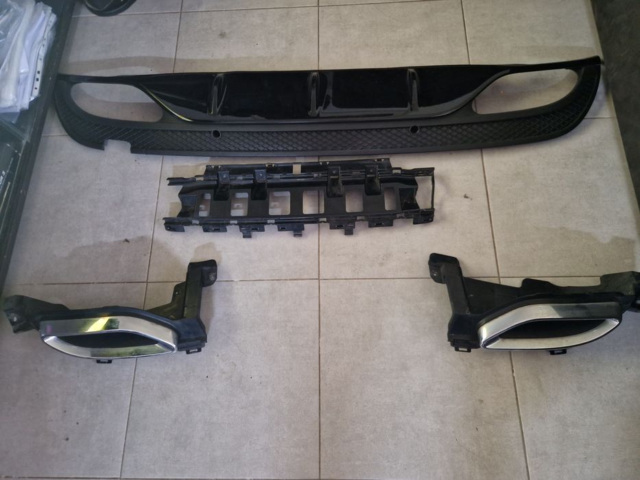 Grelha e Difusor + Ponteiras mercedes AMG line w205 S205