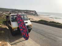 Classic 1987 Renault Trafic Van.