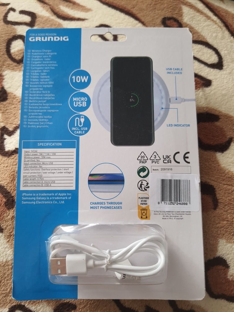 Ładowarka indukcyjna do telefonu Grundig
