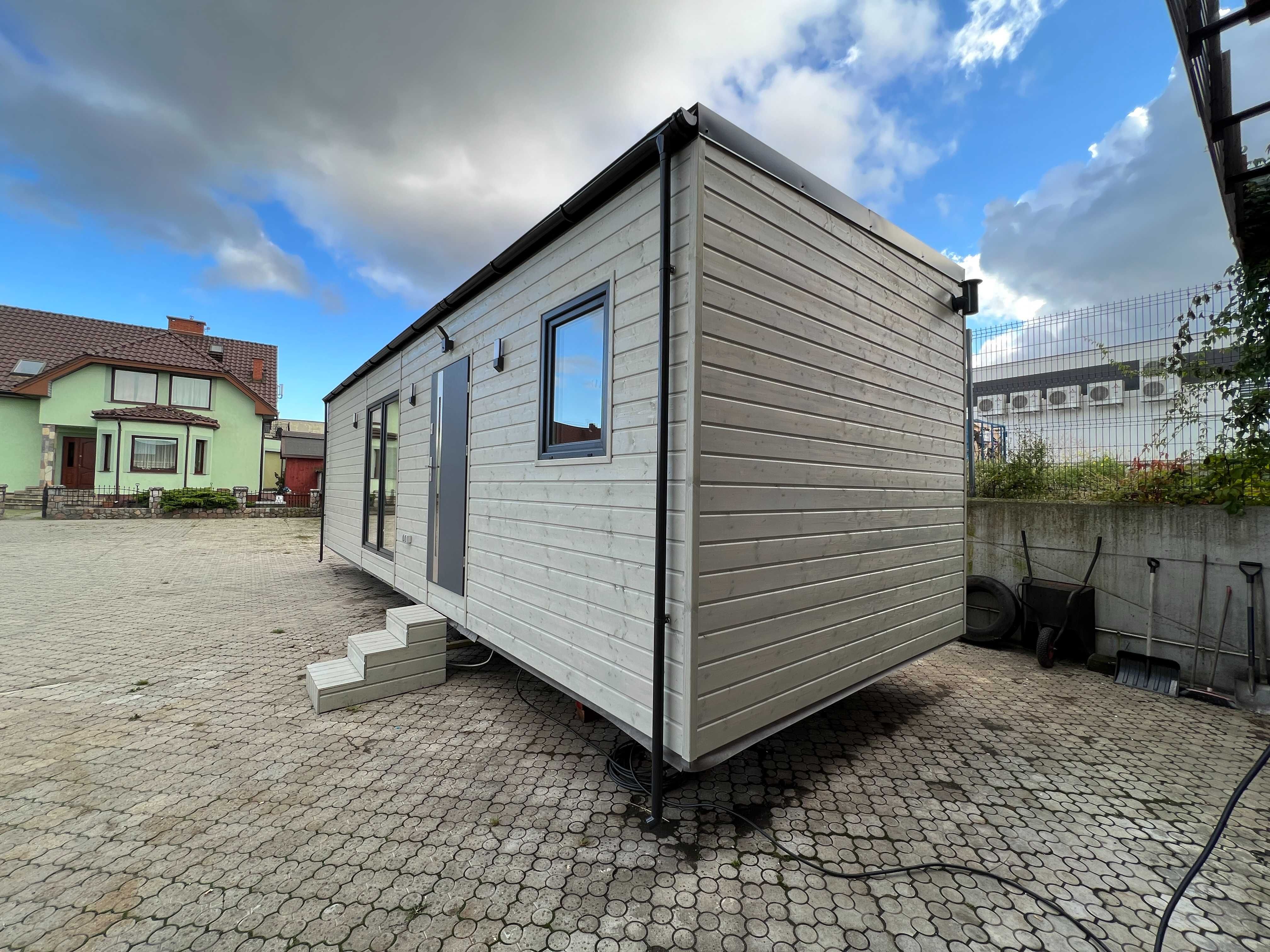 Nowy Wykończony domek mobilny  drewniany 33m2 Całoroczny.