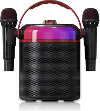 ALLWIN K5 Głośnik do karaoke Bluetooth 2 mikrofony USB  Allpowl