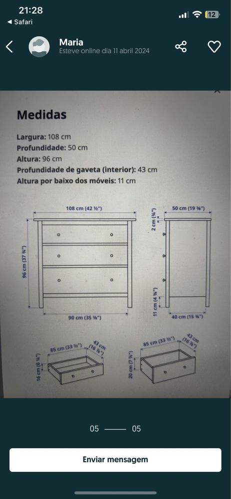 Comoda Ikea Hemnes