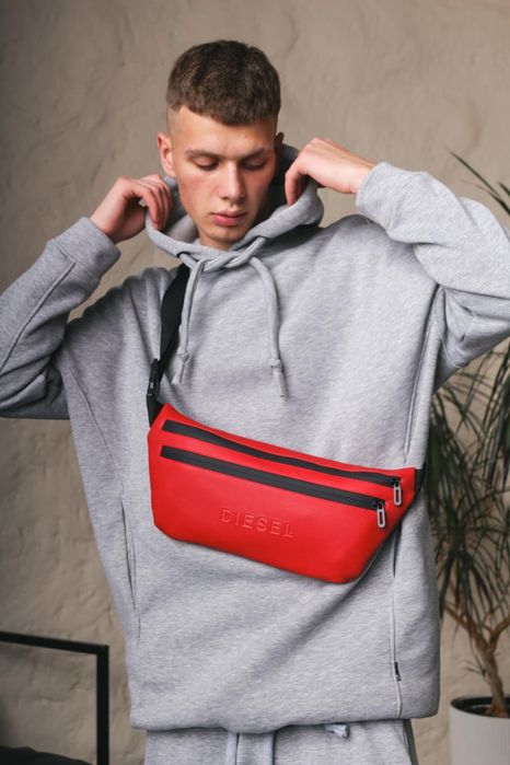 Бананка-сумка з шкірозамінника Diesel