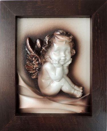Anioł stróż dla dziecka prezent na chrzest + dedykacja GRAWER pamiątka