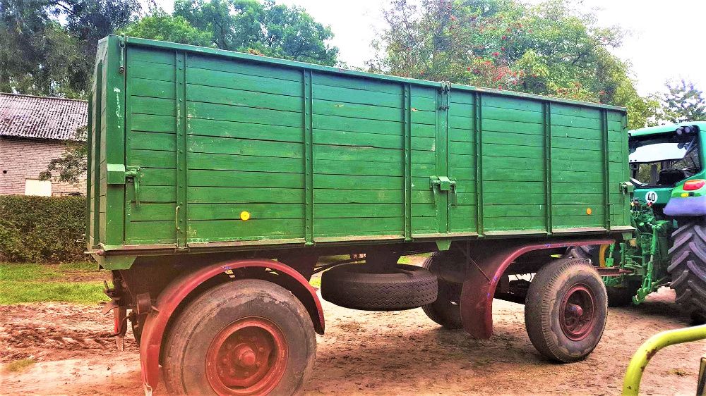 Sprzedam Przyczępę Sztywna 14 ton HL - Niemka - Drewnianka - brandys