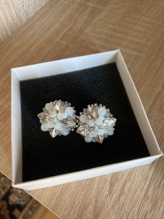 Сережки весільні