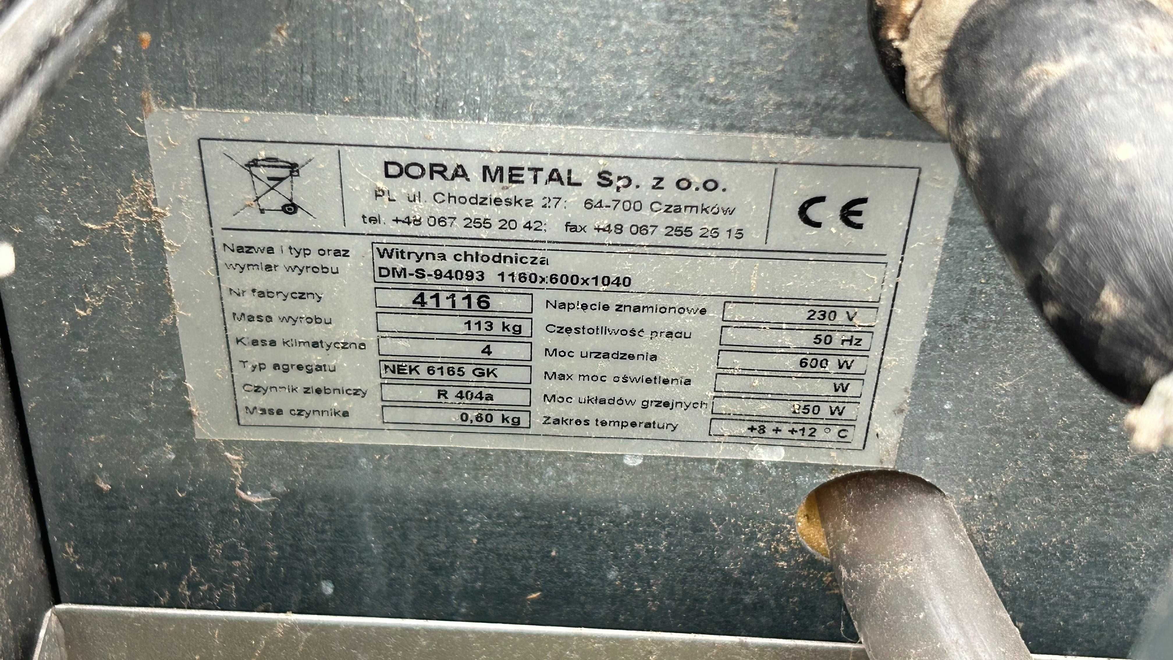 Witryna chłodnicza, lada cukiernicza Dora Melat