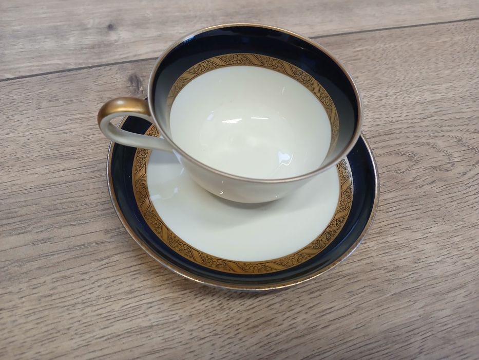 Filiżanka Rosenthal kobalt złoto