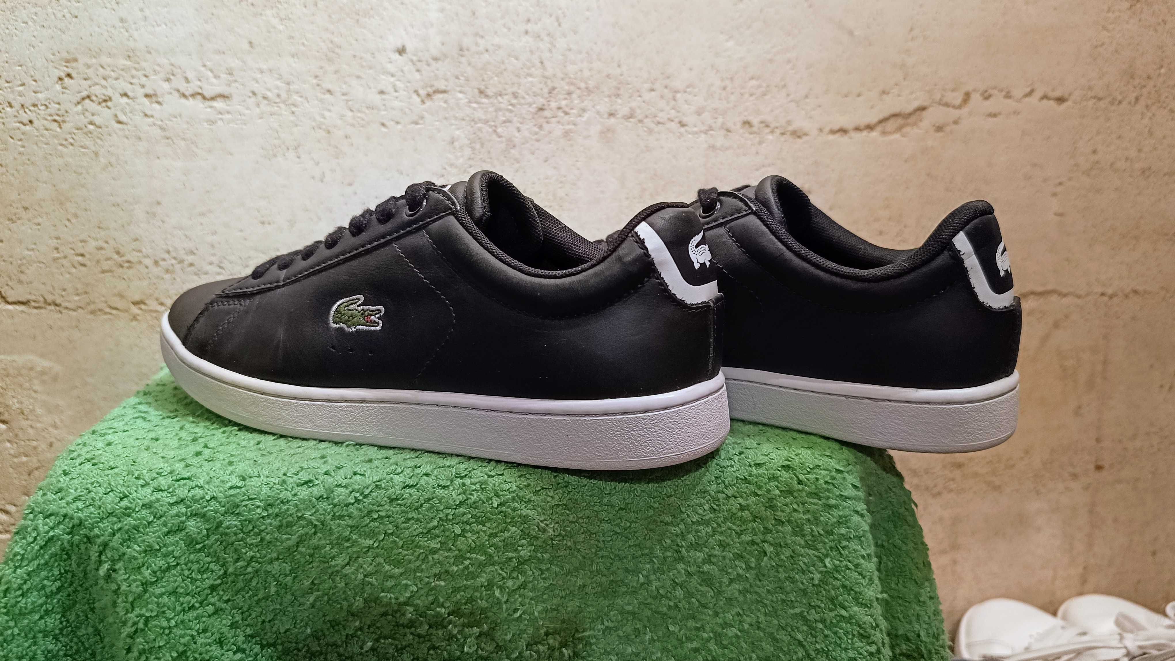 Damskie sneakersy LACOSTE CARNABY EVO r.36 skóra stan bardzo dobry