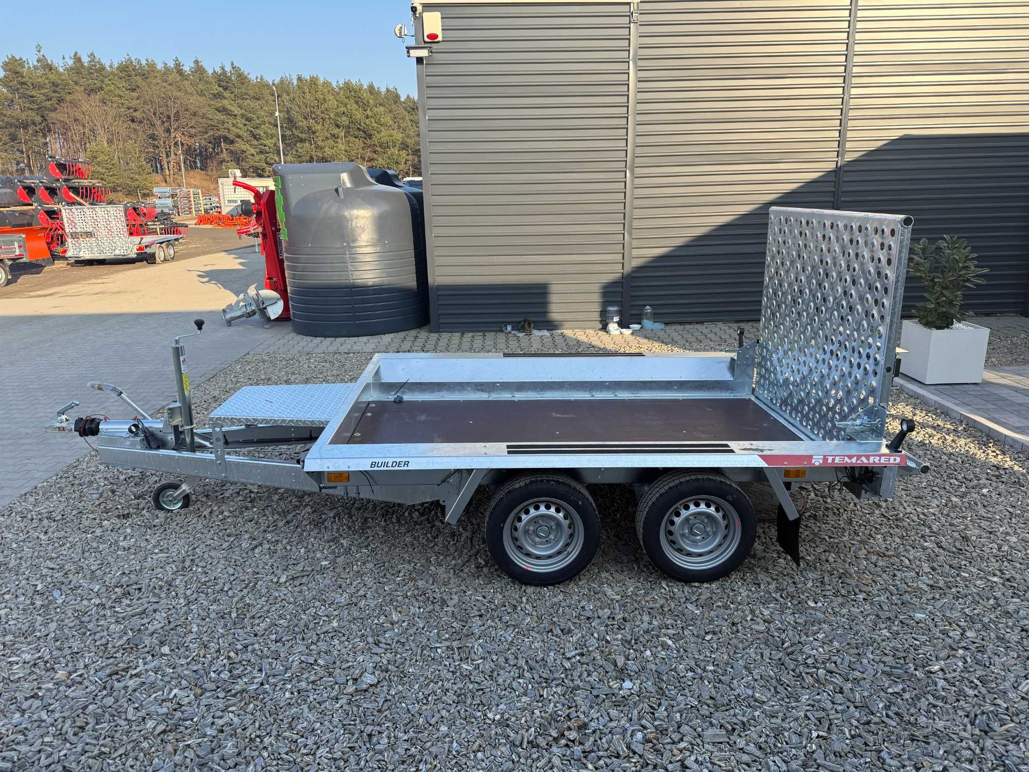 Przyczepa pod minikoparkę Temared BUILDER DMC 3,5T / 3T / 2,7T / 1,8T