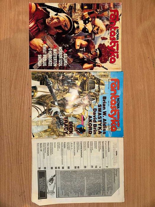 „Nowa Fantastyka”  9 numerów z 1991 roku Darmowa dostawa