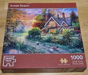 Puzzle Corner Piece Sunset Stream 1000 elementów