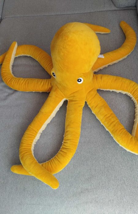 Wielka ośmiornica, maskotka, pluszak Ikea