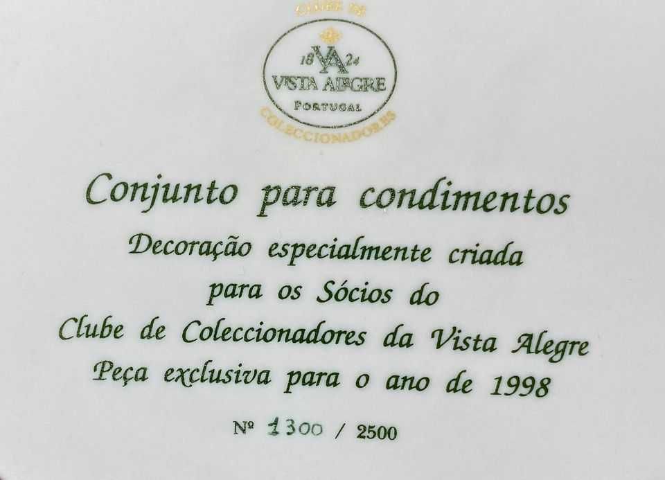 Conjunto de Condimentos Vista Alegre  Colecionadores