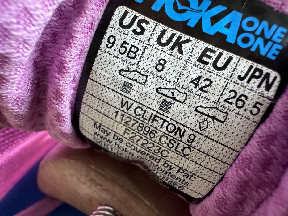 Оригінал Кросівки Hoka One One Clifton 9 / Розмір 42 Взуття