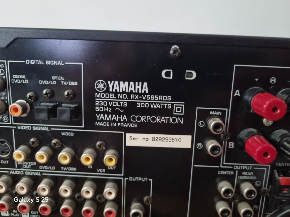 Wzmacniacz Yamaha rx v595 rds + pilot