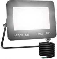 Reflektor LED Lepro 50 W, oświetlenie zewnętrzne LED 4250 lm,