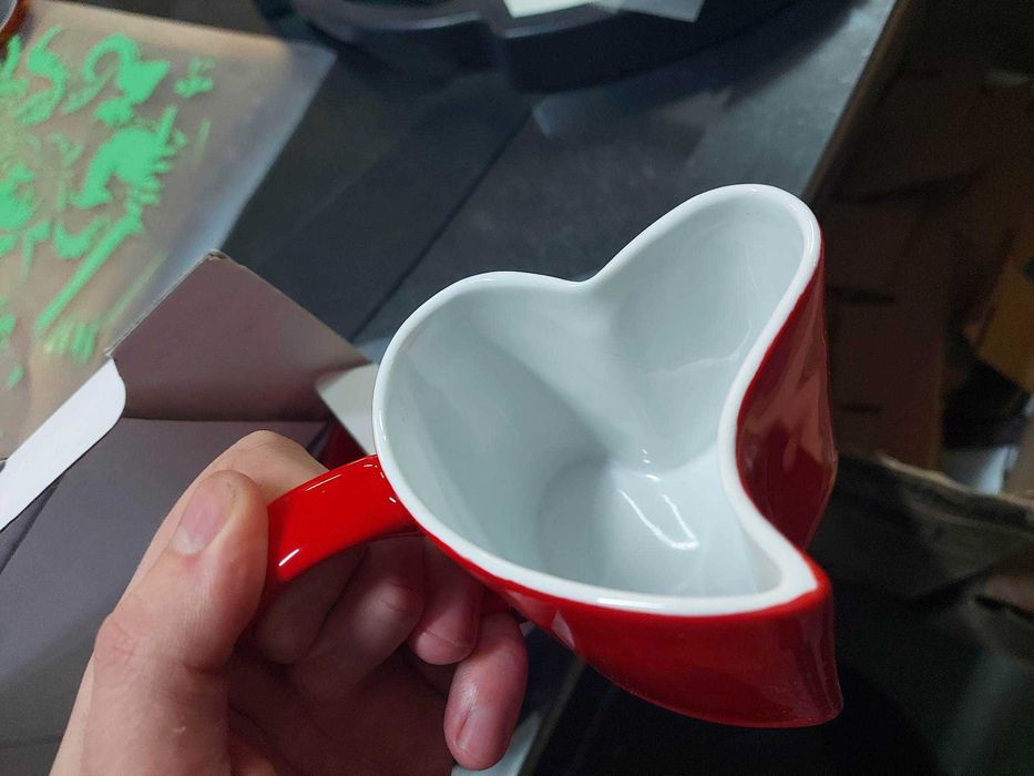 Walentynki romantyczne kubeczki zestaw serca miłość prezent kubek