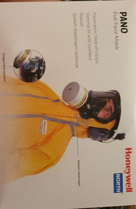 Maska pełna firmy Honeywell.