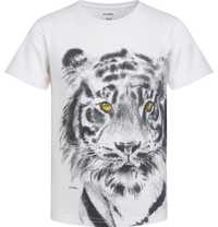 T-shirt Koszulka męska bawełna biały XL z Tygrysem tygrys Endo