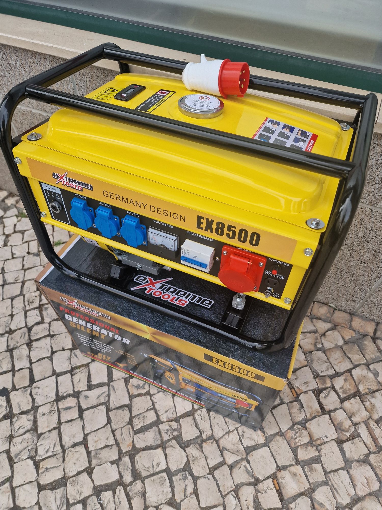 Gerador 8500 W novo como rodas