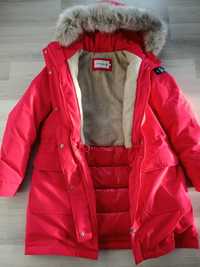 Kurtka damska, parka Calvin Klein Jeans, czerwony, rozmiar S