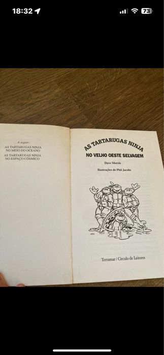 Livro antigo ninja
