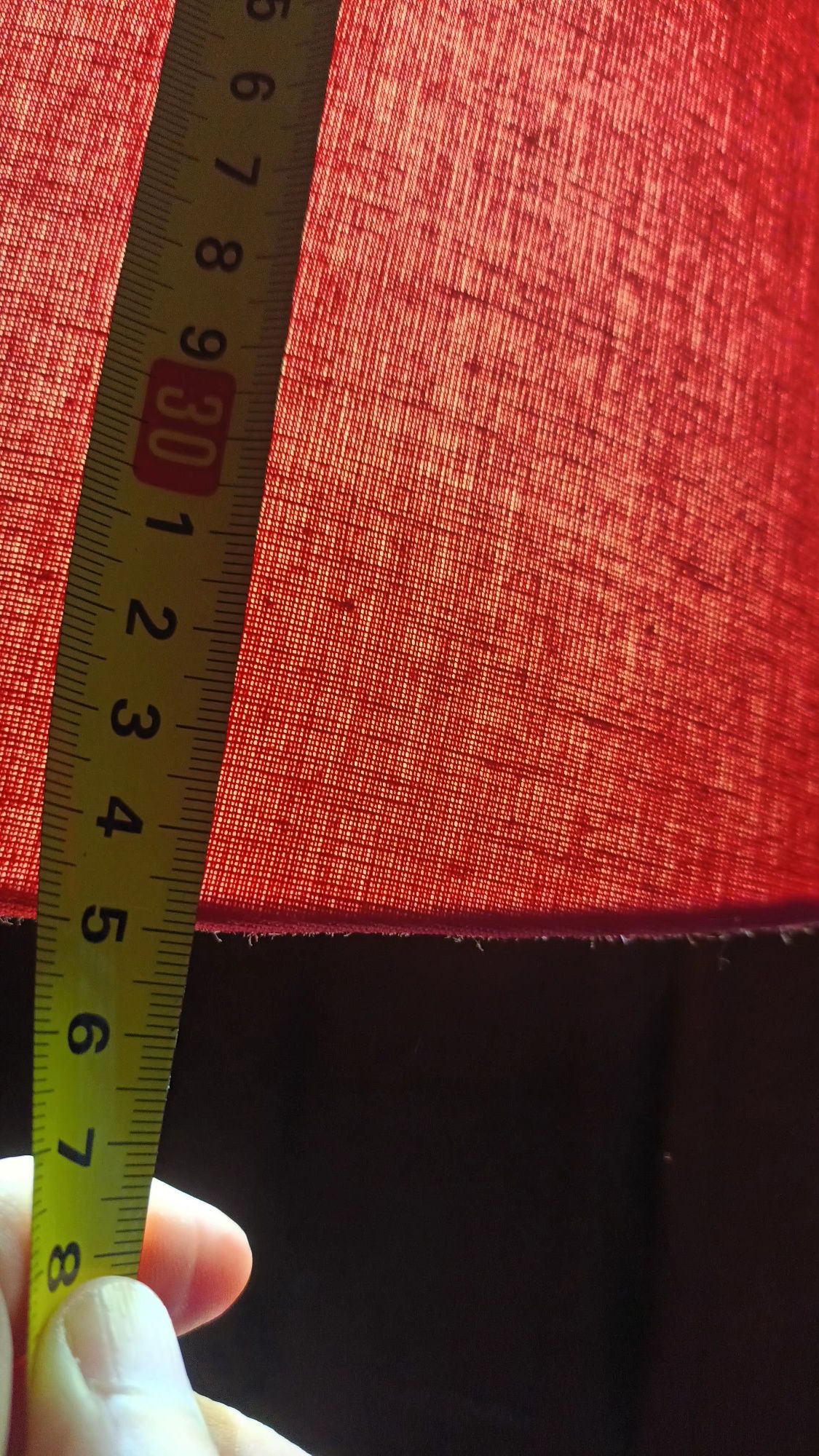 Abajour grande vermelho