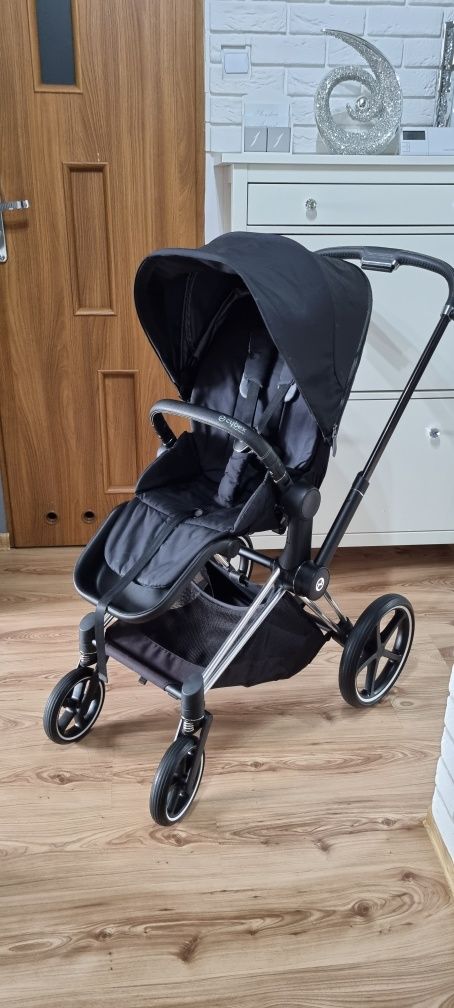 Spacerówka Deep Black Cybex Priam 4.0 Chrome Black