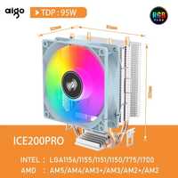 Башений кулер охолодження процесора Aigo ice 200 pro RGB