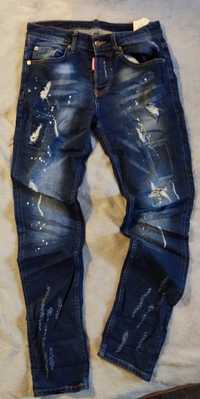 Spodnie jeansy DSQUARED2 rozm 42. Idealne