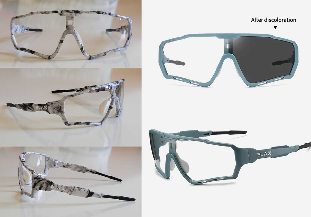 Спортивні сонцезахисні фотохромні окуляри LAMEDA style, RBworld, ELAX