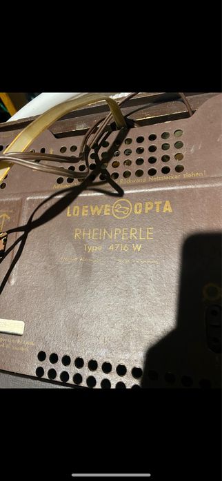Stare radio lampowe Loewe Opta