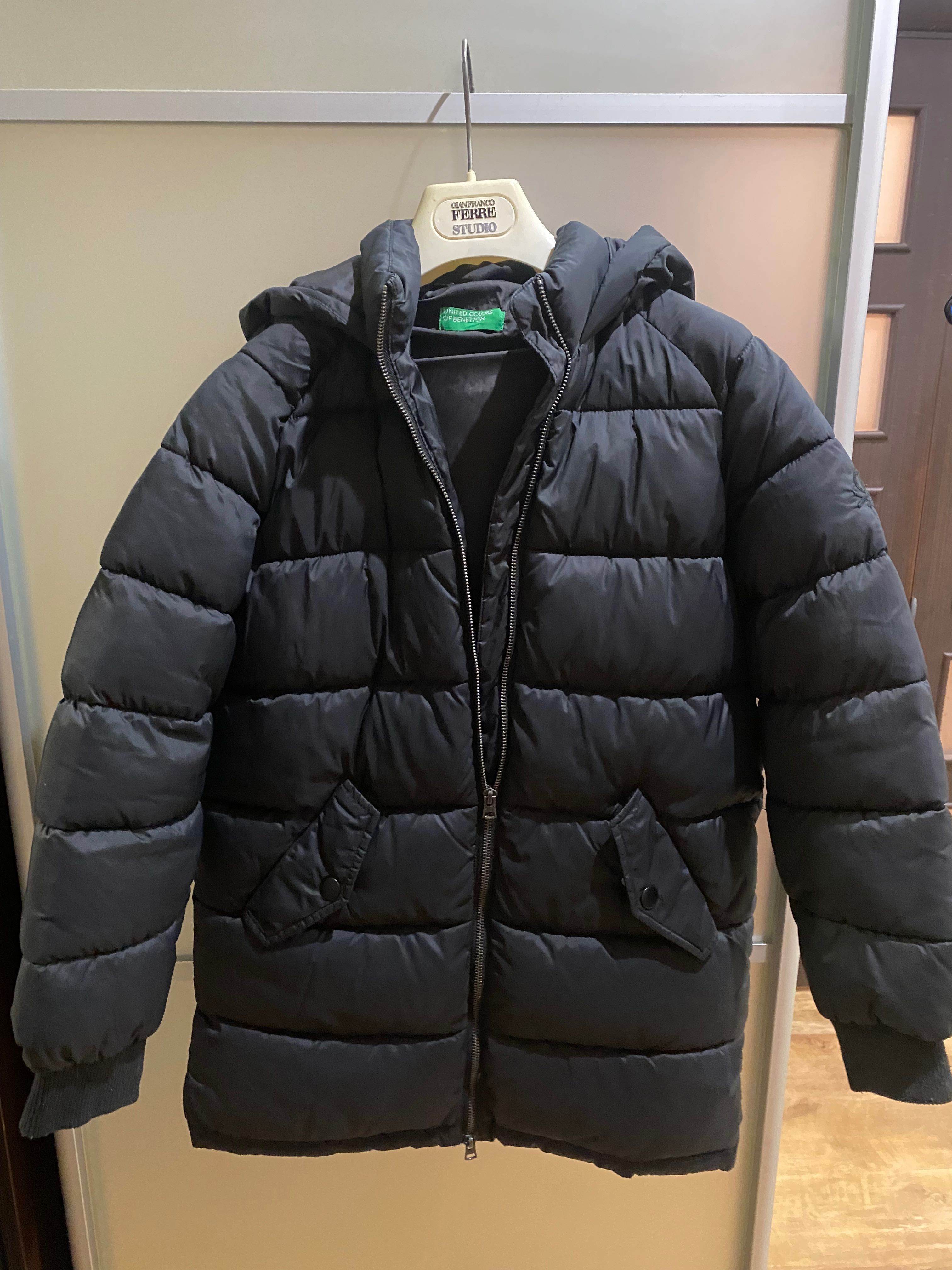 Куртка зимняя,Benetton 8-9 лет
