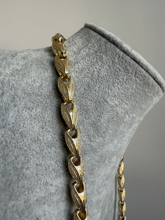 Złoty Męski Łańcuszek pozłacany Cartier Armeński Królewski