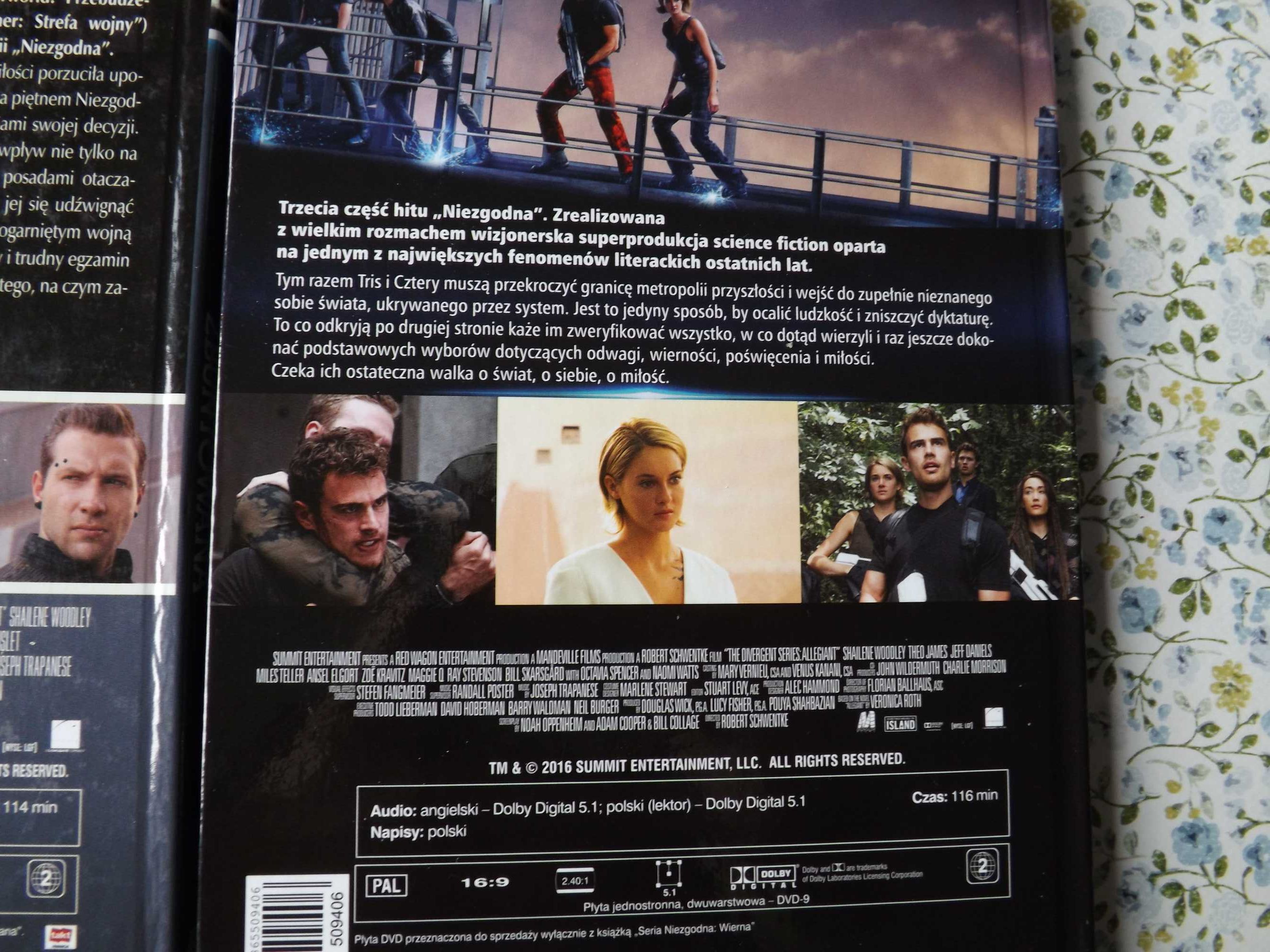 Niezgodna, Wierna zbuntowana dvd filmy