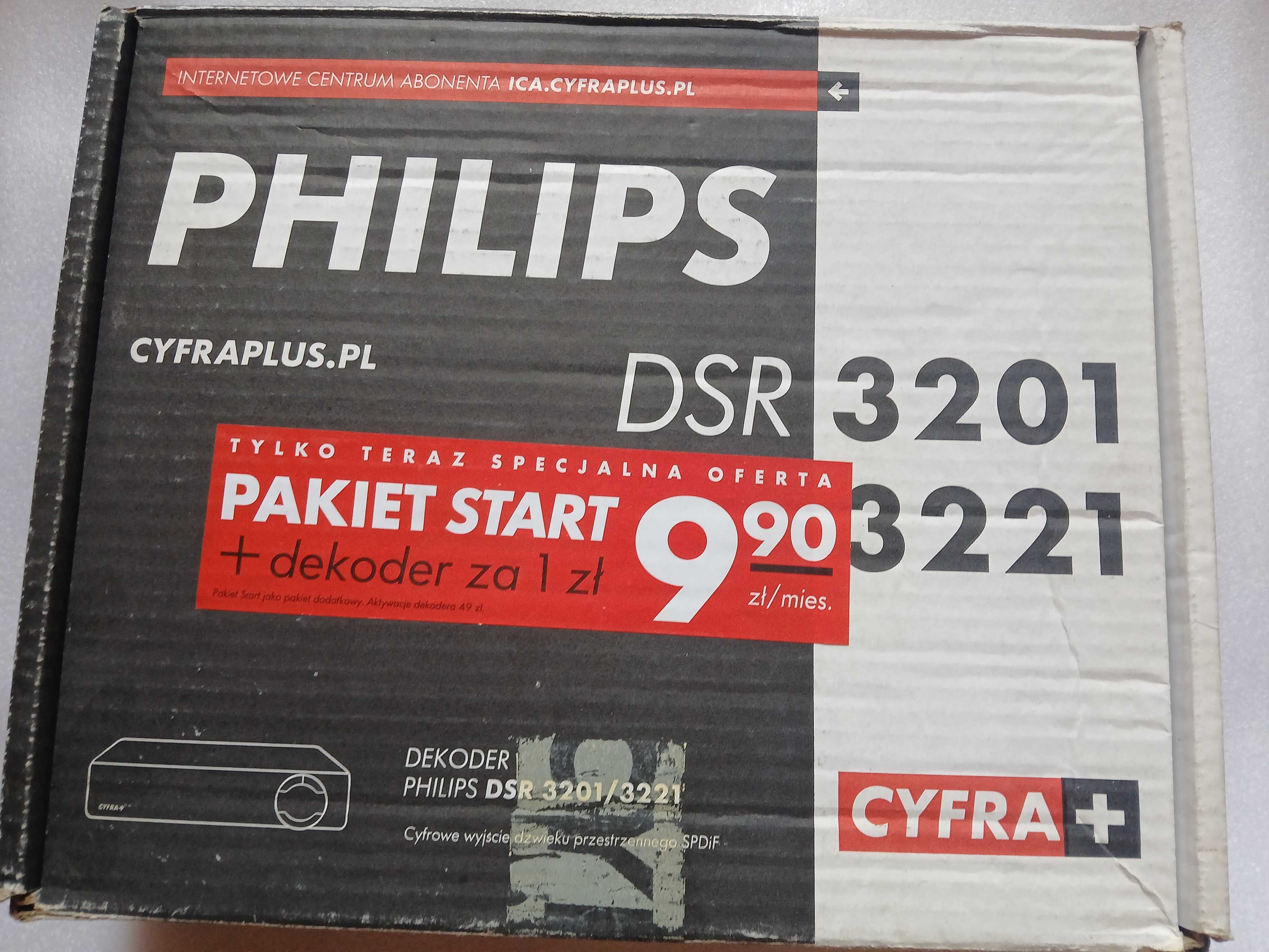 Dekoder Satelitarny PHILIPS DSR-3201