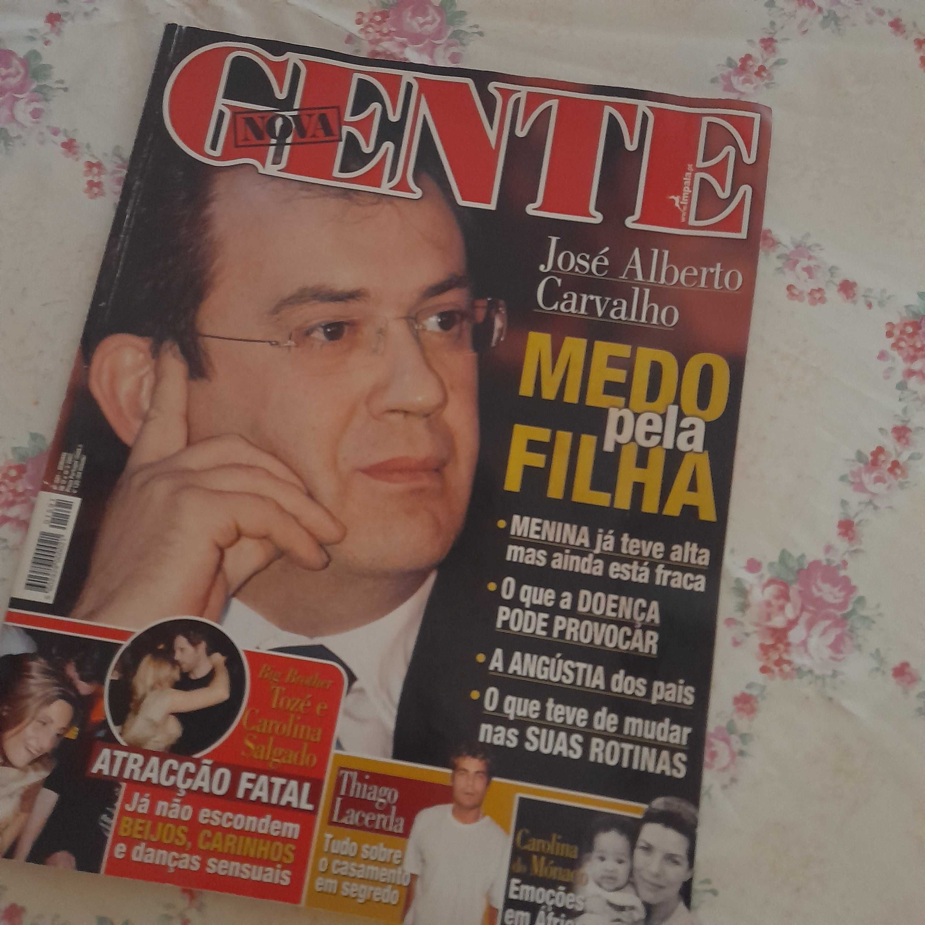 Revistas TEMPO, GENTE, CARAS, VIP e outras anos 70  a 2000