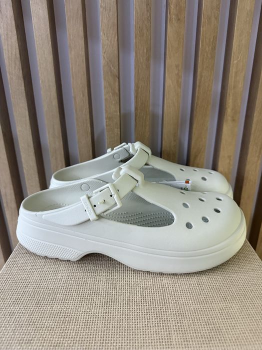 Klapki damskie Crocs Mary Jane Clog  r. 42-43 damska 11 beżowe Nowe
