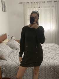 Vestido malha quente