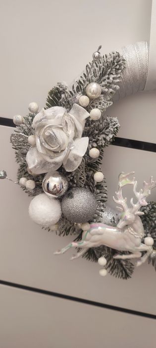 Новогодний венок декор новый год, новорічний вінок декор новий рік