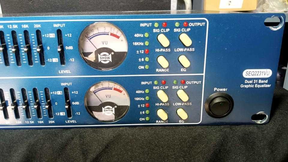 Equalizadores gráficos stereo 31 bandas