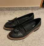 Czarne mokasyny Schuh